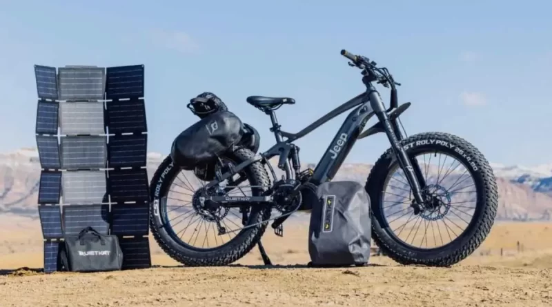 Panneau solaire pour recharger un vélo électrique