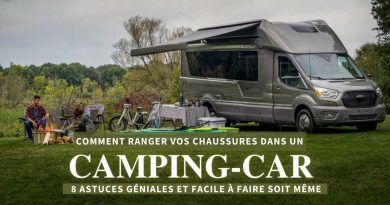 ranger vos chaussures en camping-car