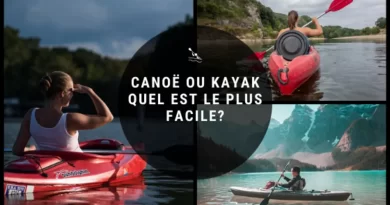 Canoë ou kayak quel est le plus facile
