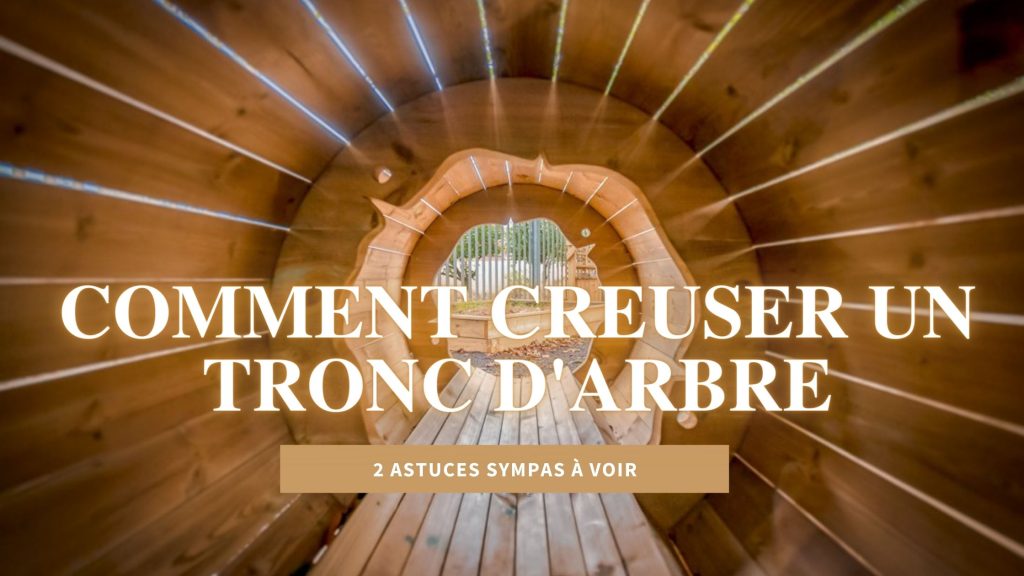 comment creuser un tronc d'arbre
