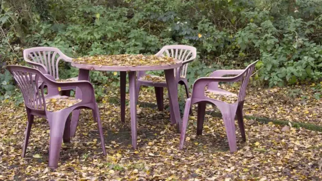 comment rénover table jardin plastique