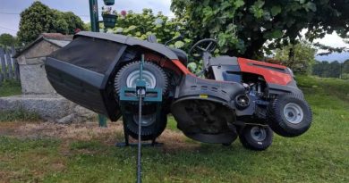 soulever un tracteur tondeuse