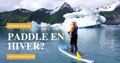 faire du paddle en hiver