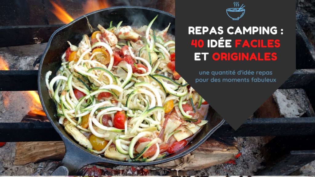 idée repas camping