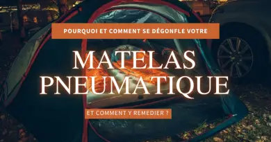 matelas gonflable qui se dégonfle