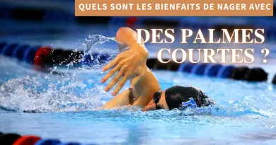 nager avec des palmes courtes