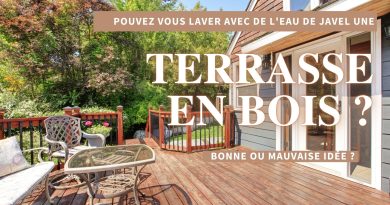 nettoyer une terrasse bois avec de l’eau de javel