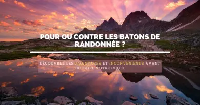 pour ou contre les batons de randonnée