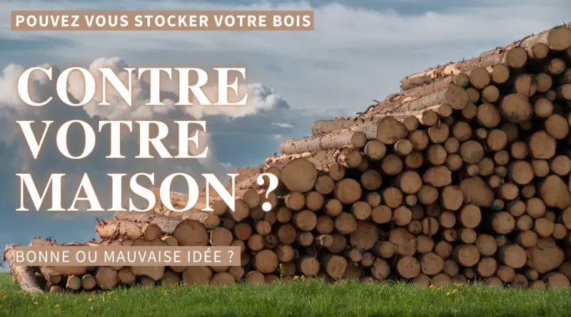 stocker bois contre maison