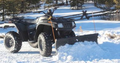 comment déneiger avec un quad