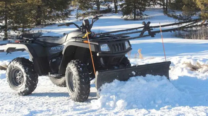 comment déneiger avec un quad