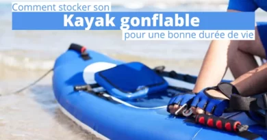 astuce ranger un kayak gonflable