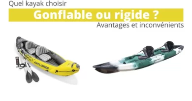 canoe kayak gonflable ou rigide