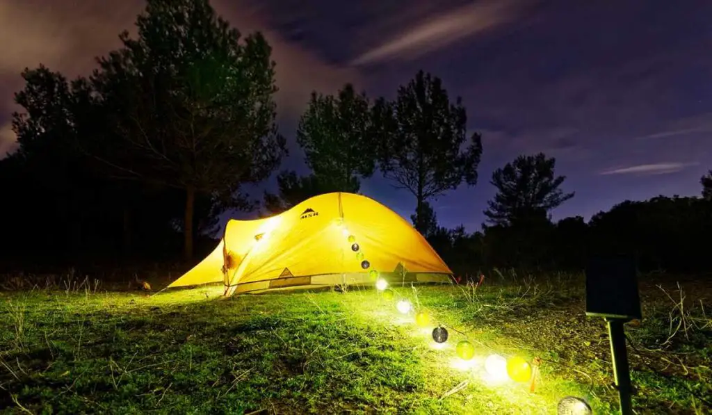 eclairage de camping