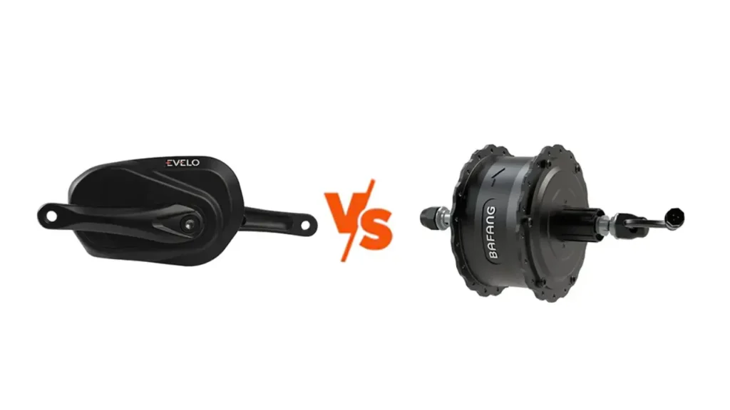 comparatif moteur roue ou pedalier pour vélo électrique