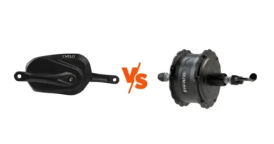 comparatif moteur roue ou pedalier pour vélo électrique