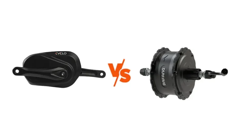 comparatif moteur roue ou pedalier pour vélo électrique